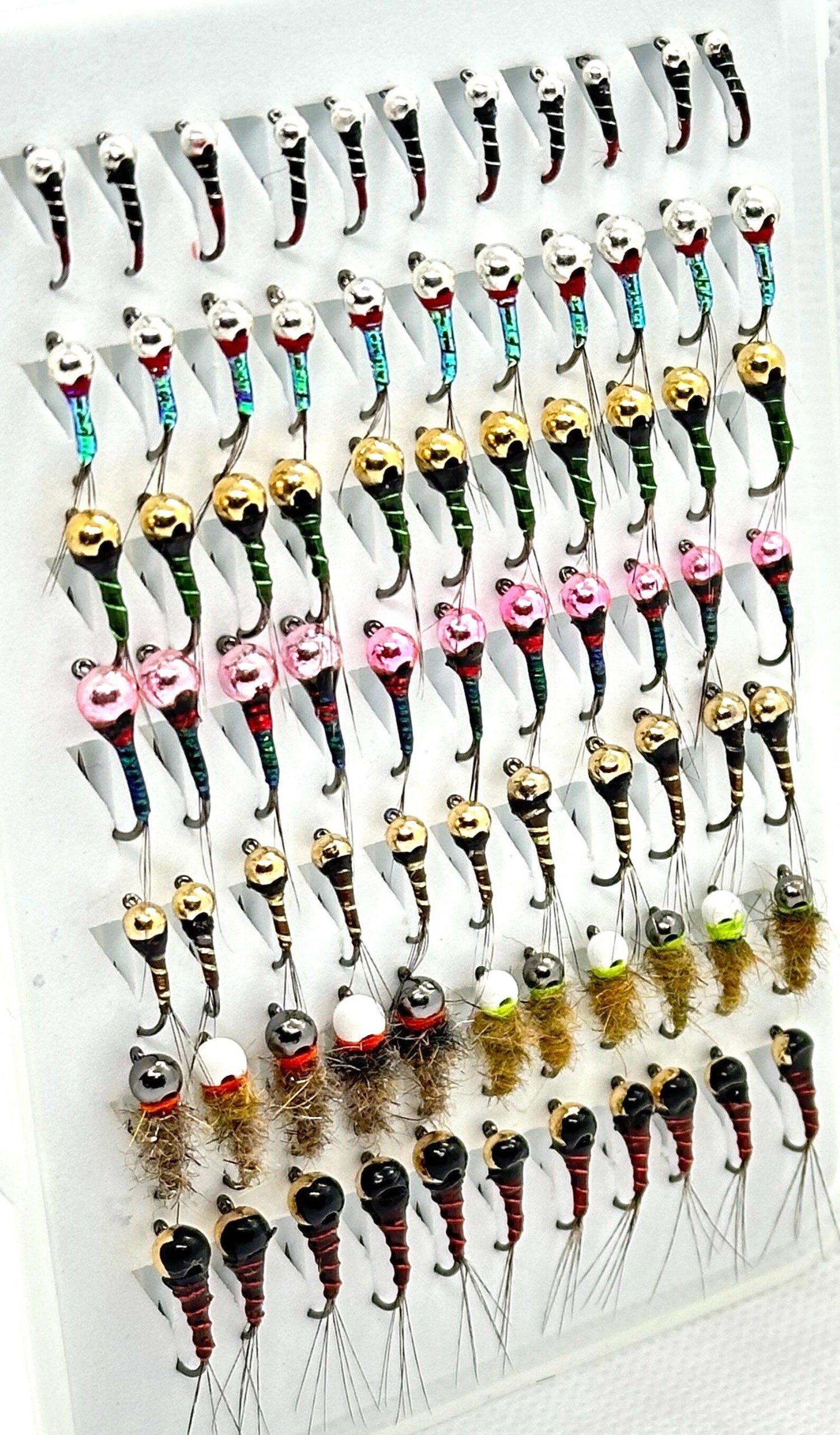Loaded Slim Fly Box (77 Flies) - Perdigons & Euro Nymphs