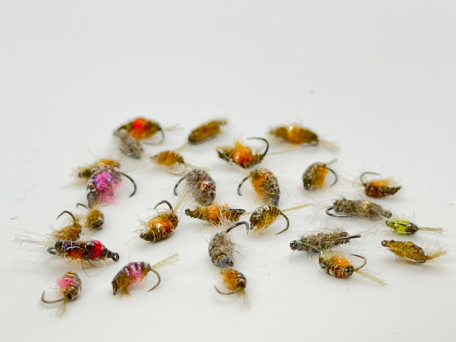 Custom Scud Patterns (12 flies)