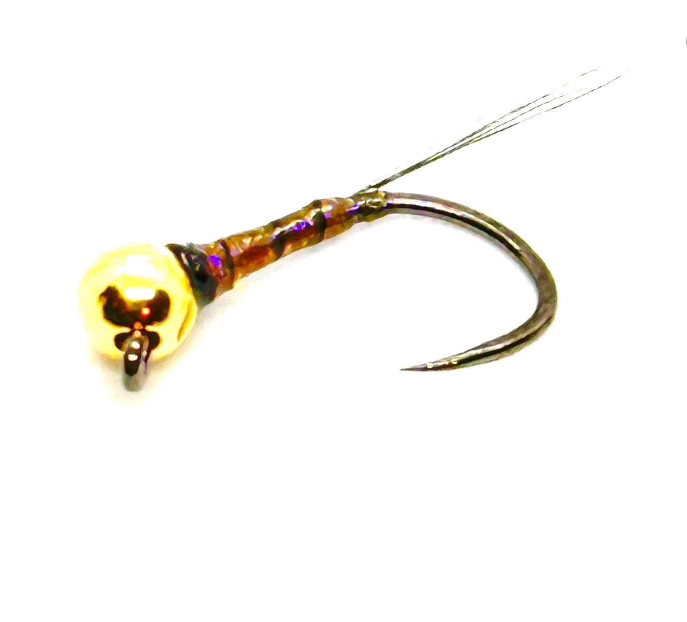 Olive Spanish Bullet Perdigons (2 flies)