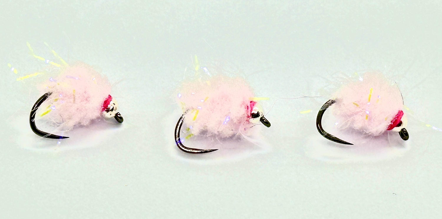 Eggstasy Eggs w/ Tungsten Beads (3 flies)