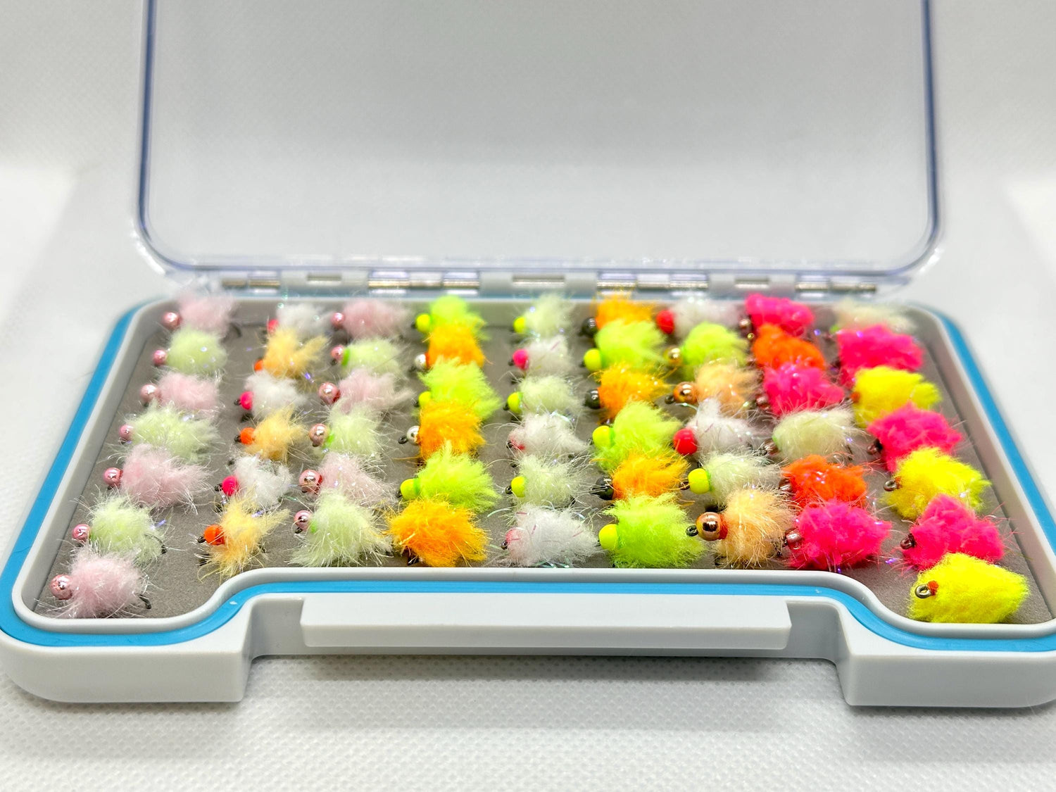 Loaded Eggstasy Egg Fly Box (56 Flies)