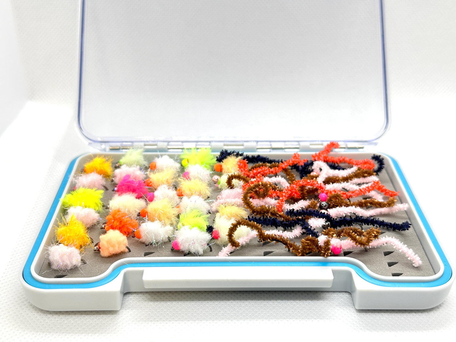 Loaded Bacon & Eggs Fly Box (50 Flies)